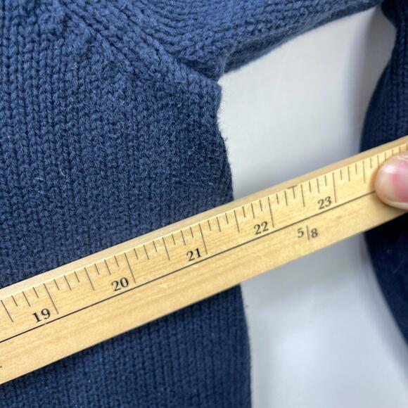 Vintage L.L. Bean Cardigan Knit Sweater Large Cotton - Picture 5 of 9